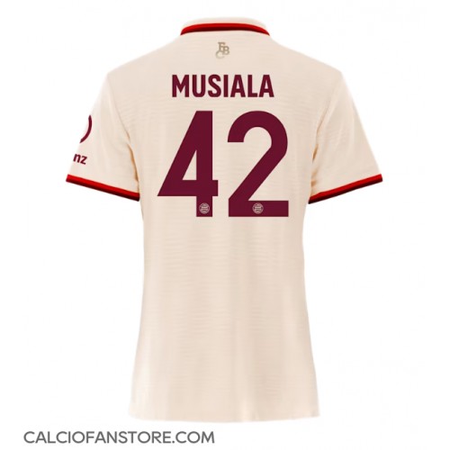 Maglia Calcio Bayern Munich Jamal Musiala #42 Terza Divisa Donna 2024-25 Manica Corta